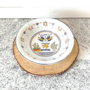 Vintage Georges Briard "Bird Cage" Serving Bowl, French Country Style, Decorative Collectible Dish, European Folk Art, Rustic Farmhouse