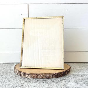 Vintage Gold Ornate 8x10 Picture Frame, Antique Metal Frame, Victorian Art Deco Home Décor, Elegant Gold Frame for Portraits or Artwork