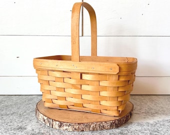 Vintage Longaberger Basket ~ 1994 ~ Small Square Basket - Etsy