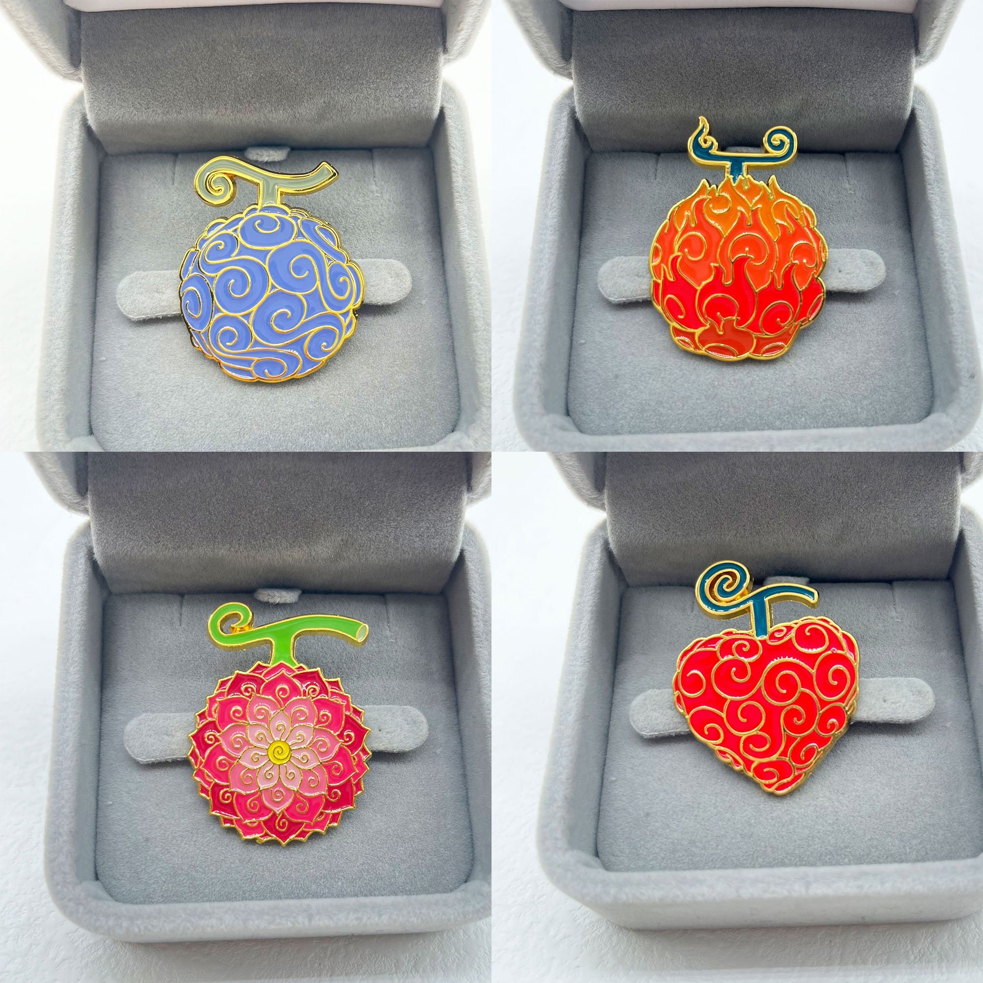 One Piece Devil Fruit Pins So Cute (8 Styles)