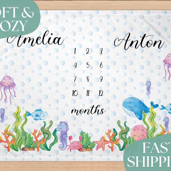 Ocean Baby Blanket Etsy