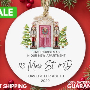First Apartment Ornament Personalized - Our First Apartment Christmas Ornament - New House Ornament R-071