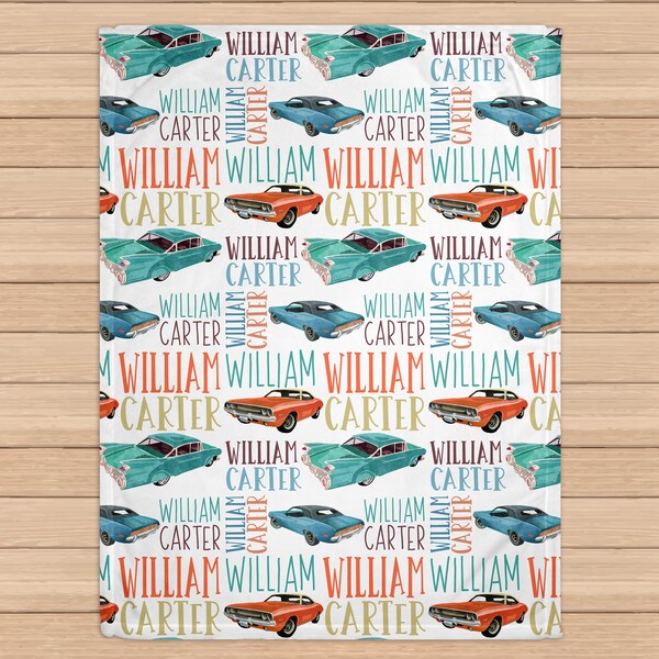 Custom Race Car Baby Blanket Etsy
