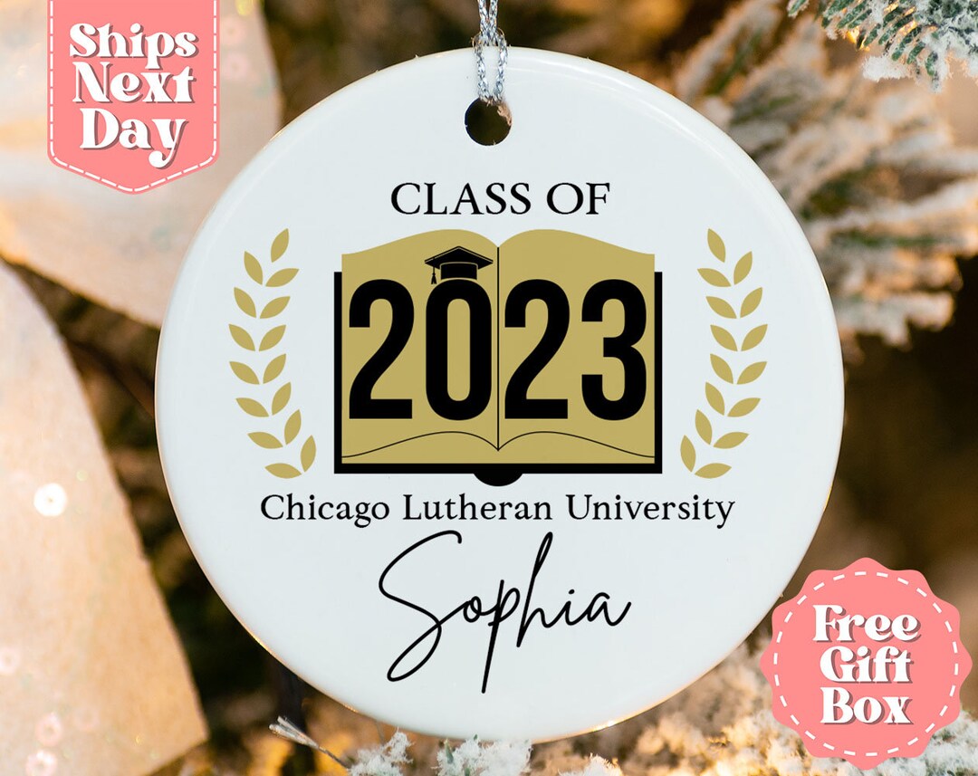 Class of 2024 Graduation Name Ornament - Personalized College ...