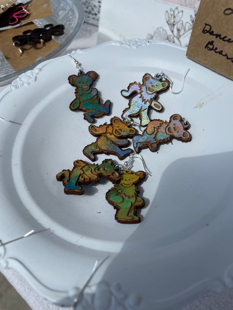 Dancing Bears Jerry Bears Grateful Dead DIGITAL FILE - Etsy