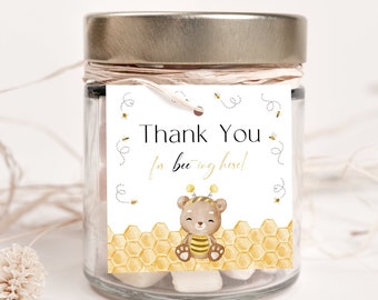 PRINTABLE What Will Baby Bee Gender Reveal Favor Tags. Parents to Bee Party Decorations. Honey Bee Thank You Tags. Digital Baby Shower. J1