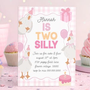 Silly Goose Invitation Two