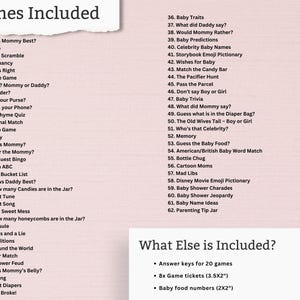 vintage pooh baby shower game list - what is included