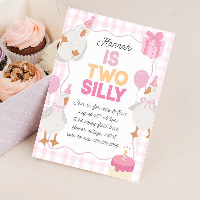 Two Silly Goose Invite