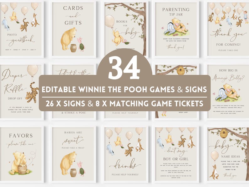 aby shower bundle
pooh bear winnie
winnie classic
baby shower winnie
editable shower game
gaming baby shower
printable games baby
baby shower sign
baby shower decorate
decor table sign
boy girl shower set
shower neutral decor
pooh party birthday