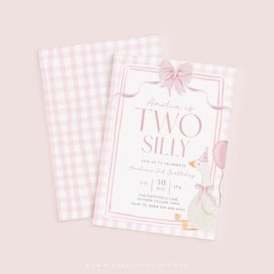 Two Silly Goose Invite