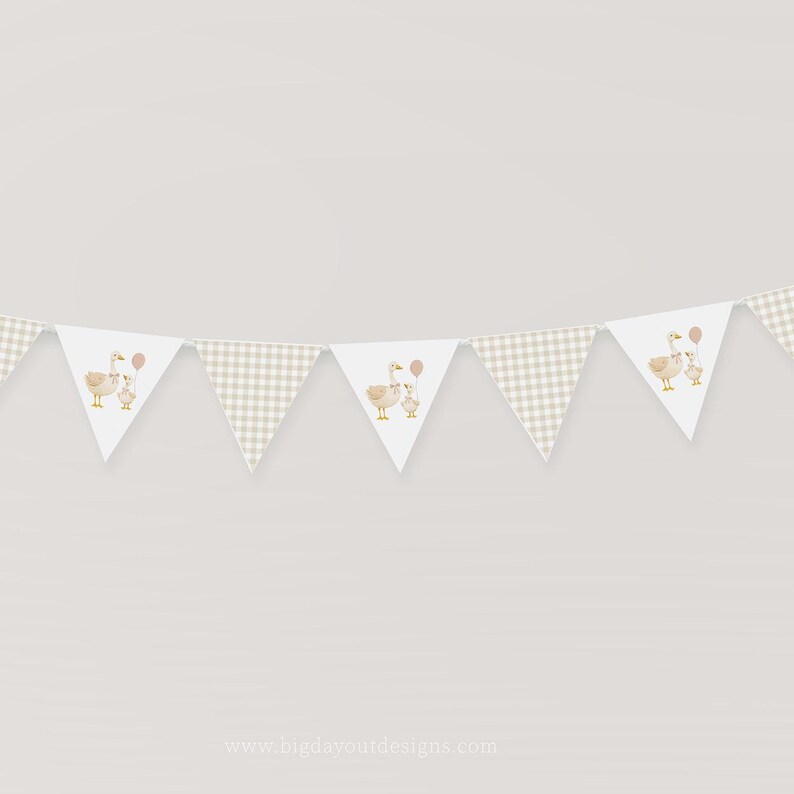 Printable Mother Goose Bunting Garland
