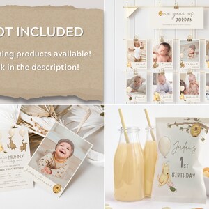 Winnie the Pooh Onderful Birthday Souvenir Tag. Thank You for Coming Printable Thank You Tags. Vintage Pooh 1st Birthday Party Favour Tag B2 immagine 7