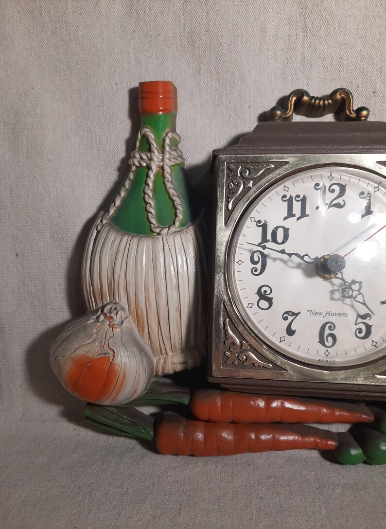 1970s Vintage Kitchen Clock Etsy