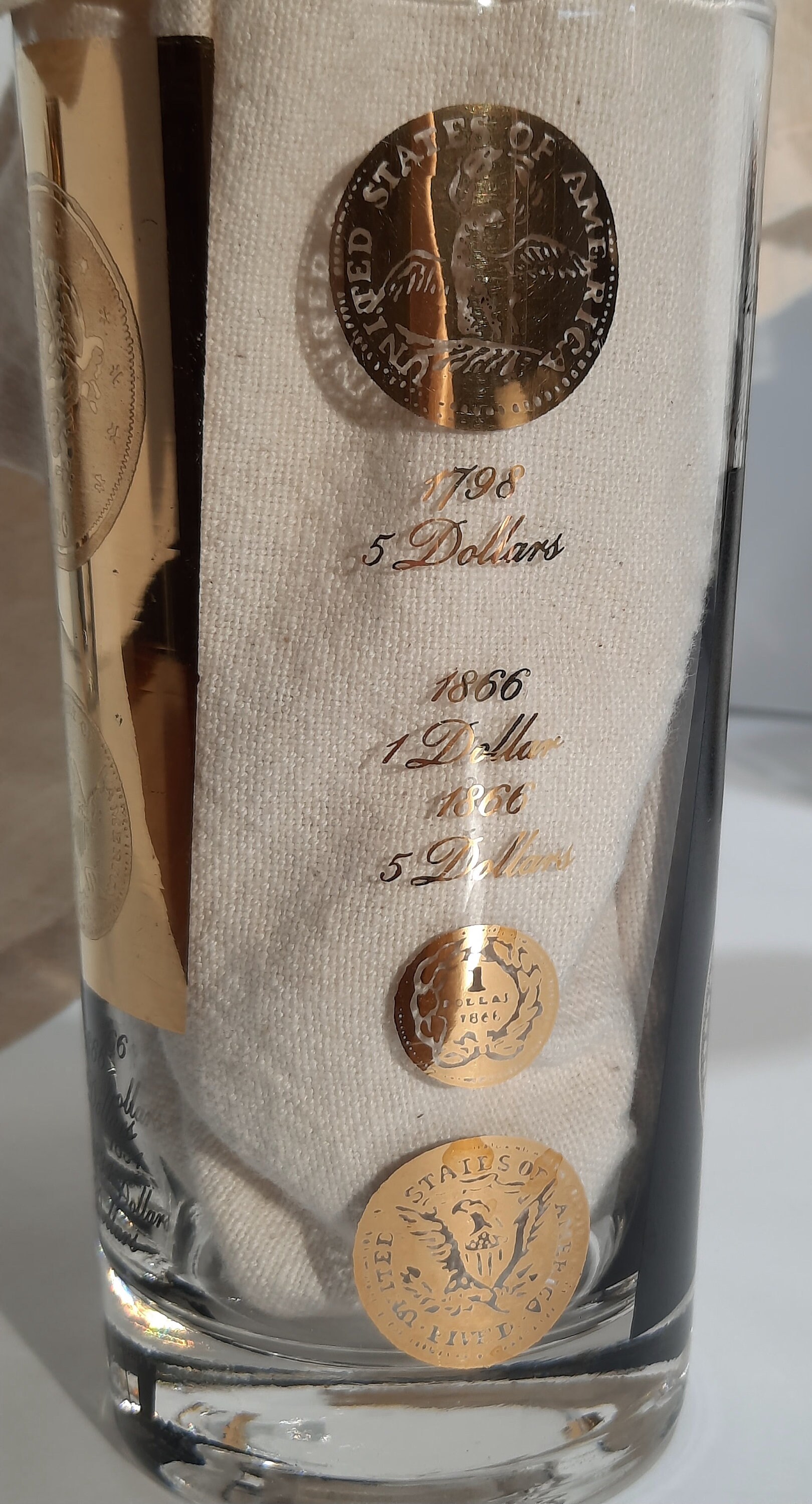 Gold Coin Glasses - Etsy