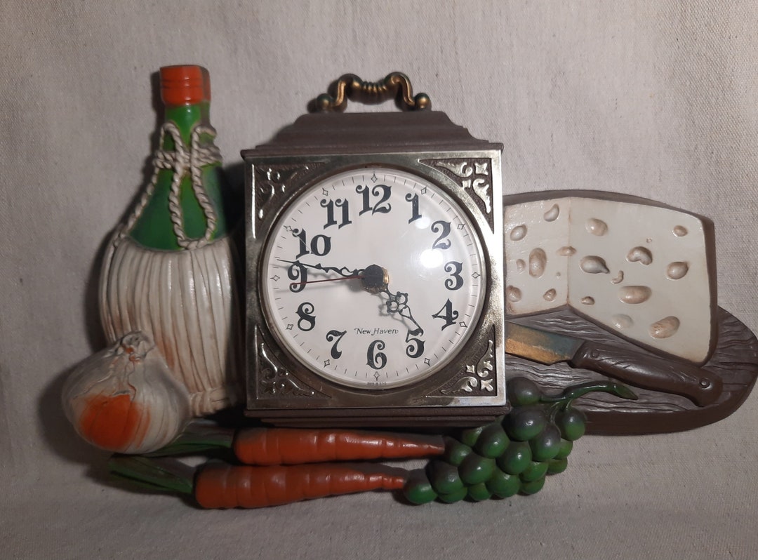 1970s Vintage Kitchen Clock Etsy