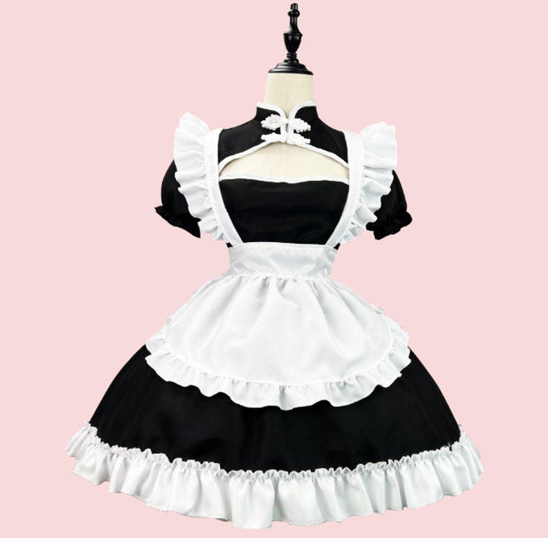 How To Make A Japanese Maid Costume Cheongsam Maid Costume,japanese Maid Cosplay,costume Women Schoolgirl