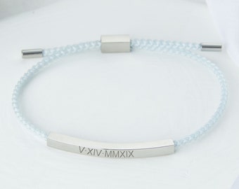 Coordinates Bracelet,Bracelets forWomen,Custom Name Bracelet,Engraved Bracelet,MonogramInitialBracelet,Personalized Bracelet,BridesmaidsGift