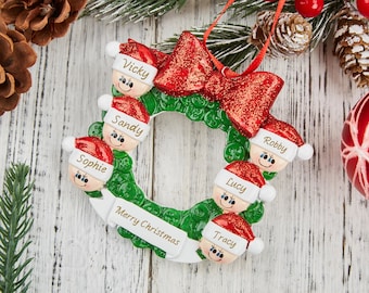 2025Personalized Family Ornament With Names,Custom Family Christmas Ornament,Personalized Name Engraved Ornament,Xmas Gift Christmas Decor