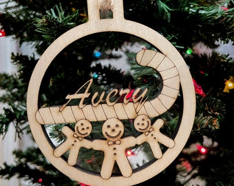 Custom Christmas Ornament | Personalized Name Ornament | Wood Gift Ornament 2022