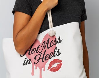Hot Mess in Heels Weekender Bag: Stylish Travel Tote