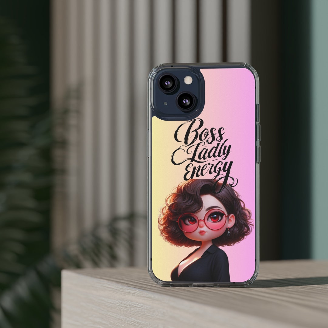 Boss Lady Clear Cases Etsy 