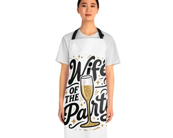 Wife of the Party Apron: Fun Cooking Gift, Bachelorette Essential
