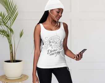 Goddess Essence Racerback Tank: Divine Energy Yoga Top