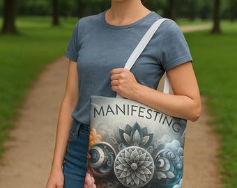 Cosmic Universe Tote Bag: Spiritual Law of Attraction Design