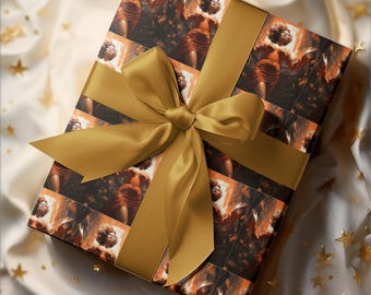 Timeless Beauty Wrapping Paper | Elegant Gift Wrap for Birthdays, Holidays & Special Occasions