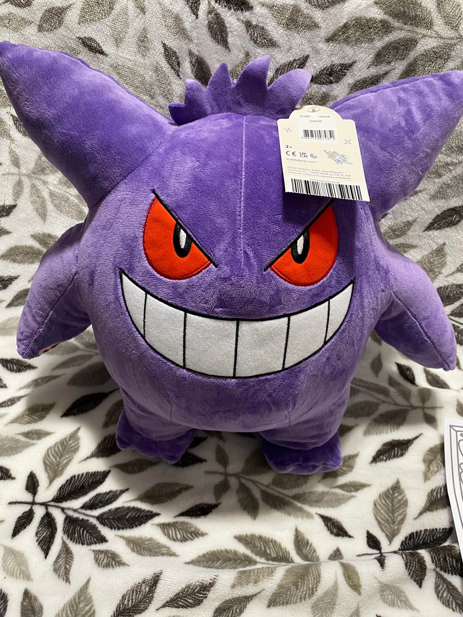Build a bear Pokemon Gengar Plush With Outfit New With Tags Etsy
