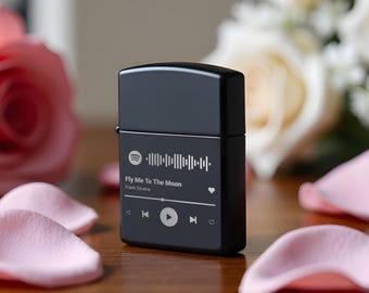 Personalized Song Code Lighter, Scannable Song Code Lighter