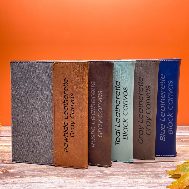 Custom Logo Portfolio, Company Logo Padfolio, Logo Engraved Notepad