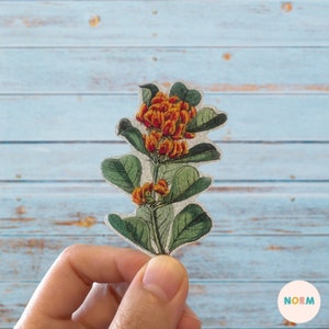 Sticker apaisant texture fleur floral orange Soins sensoriels auto-soins Sticker pour ordinateur portable Apaisant Fidget Soulagement de l'anxiété Traçage de la neurodiversité