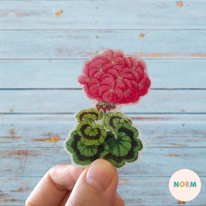 Hete roze bloemen bloem textuur kalme sticker zintuiglijke zelfzorg zelfklevende laptop sticker kalmerende fidget angst verlichting traceren neurodiversiteit