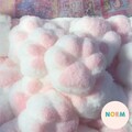Furry Cat Paw Mochi Taba Squishy fidget toy stress reliever for adult sensory toy for kids anxiety reliever party favor kawaii cute gift product logo