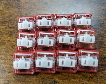 12 Pack - Kailh Choc V1 Red Pro Switches