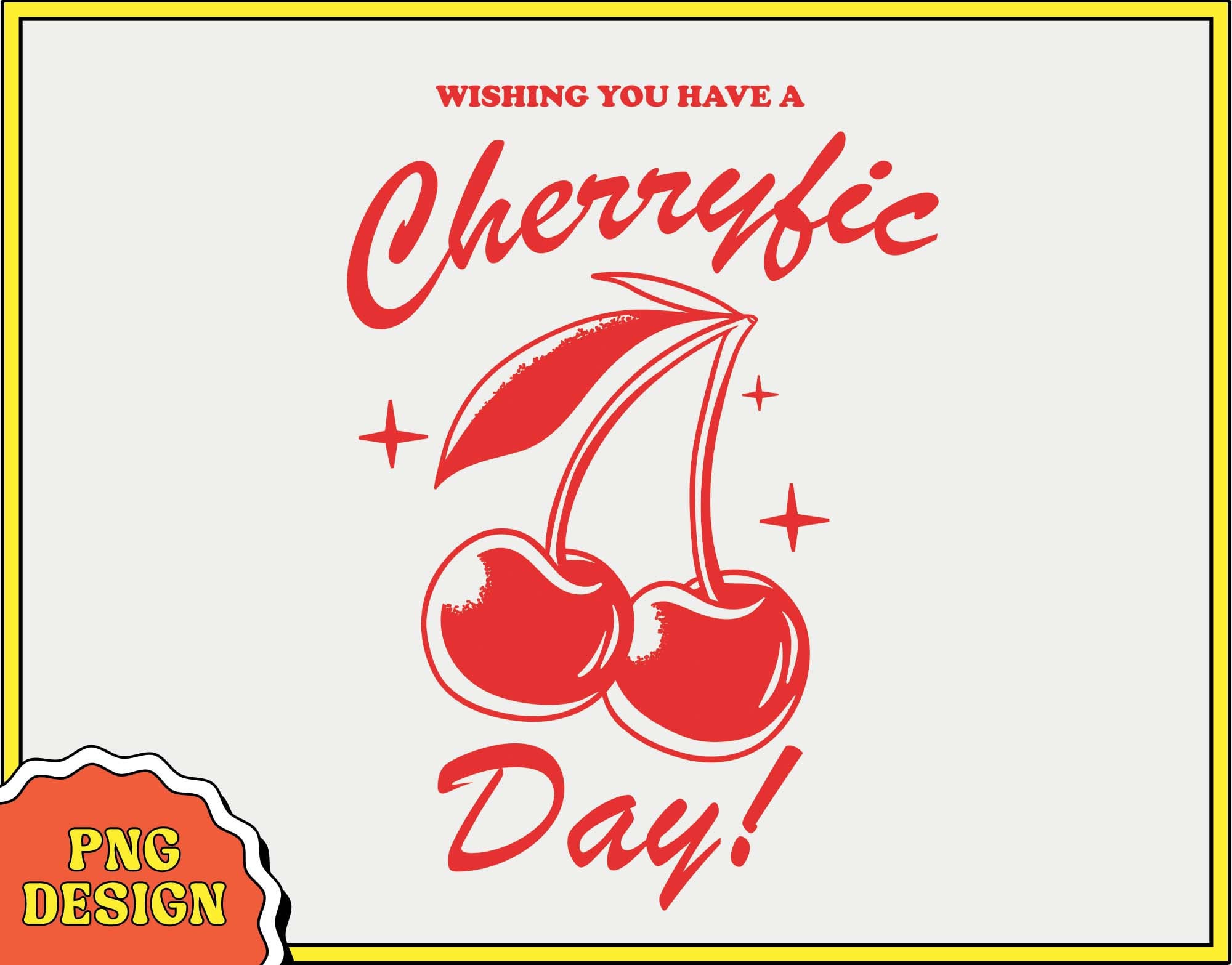 Trendy Cherry Quote Aesthetic PNG Design Perfect for Tshirts Etsy