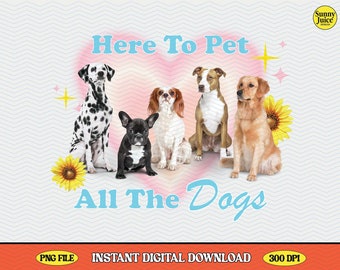 Y2K Dog Lover-png-ontwerp: shirts, bakken, mokken (commercieel gebruik)