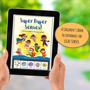 I miei otto sensi! Libro per bambini, 8 sistemi sensoriali, elaborazione sensoriale, interocezione, classe, casa, terapia occupazionale, stampabile, PDF digitale