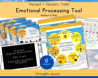 Guided Emotional Processing: Reflect & Plan, Clinical Reasoning, Occupational Therapy, Speech, Counselling, Social Work, Education, pdf