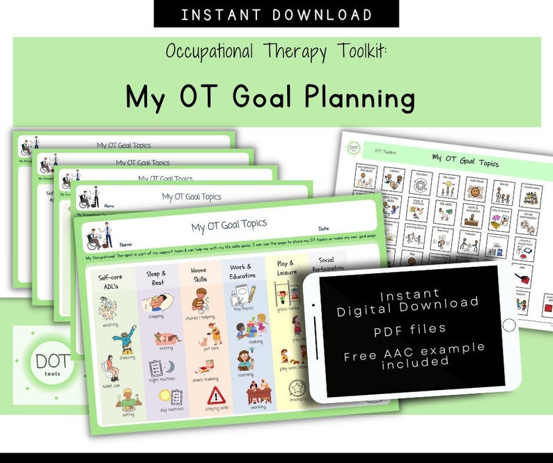 OT Goal Setting & Planning, Functional, Strengths, Therapy, Skills