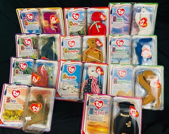 SET COMPLETO di 11! Ty Teenie Beanie Babies 2000 McDonalds