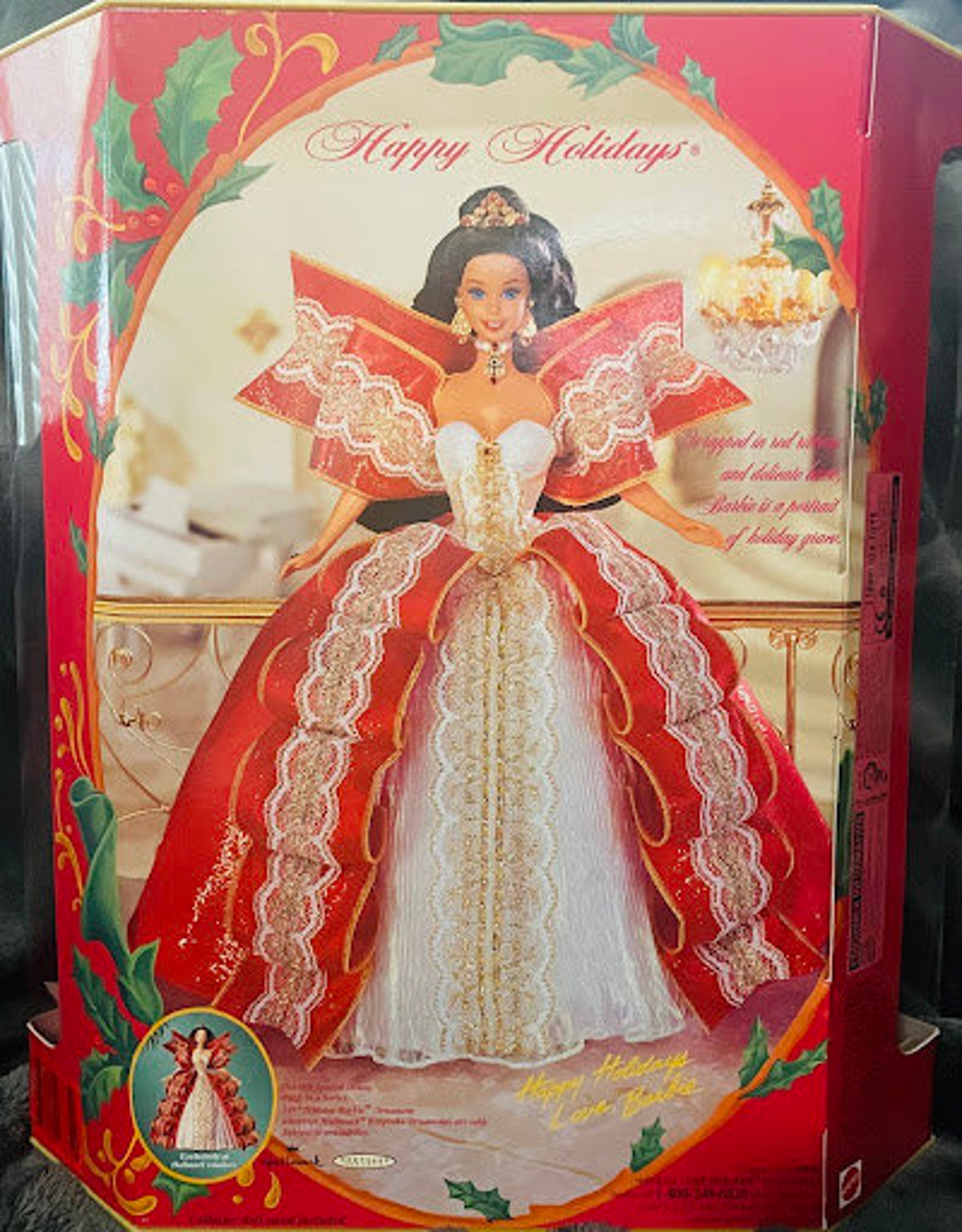 RARE Misprint Special Edition Holiday Barbie 1997 - Etsy