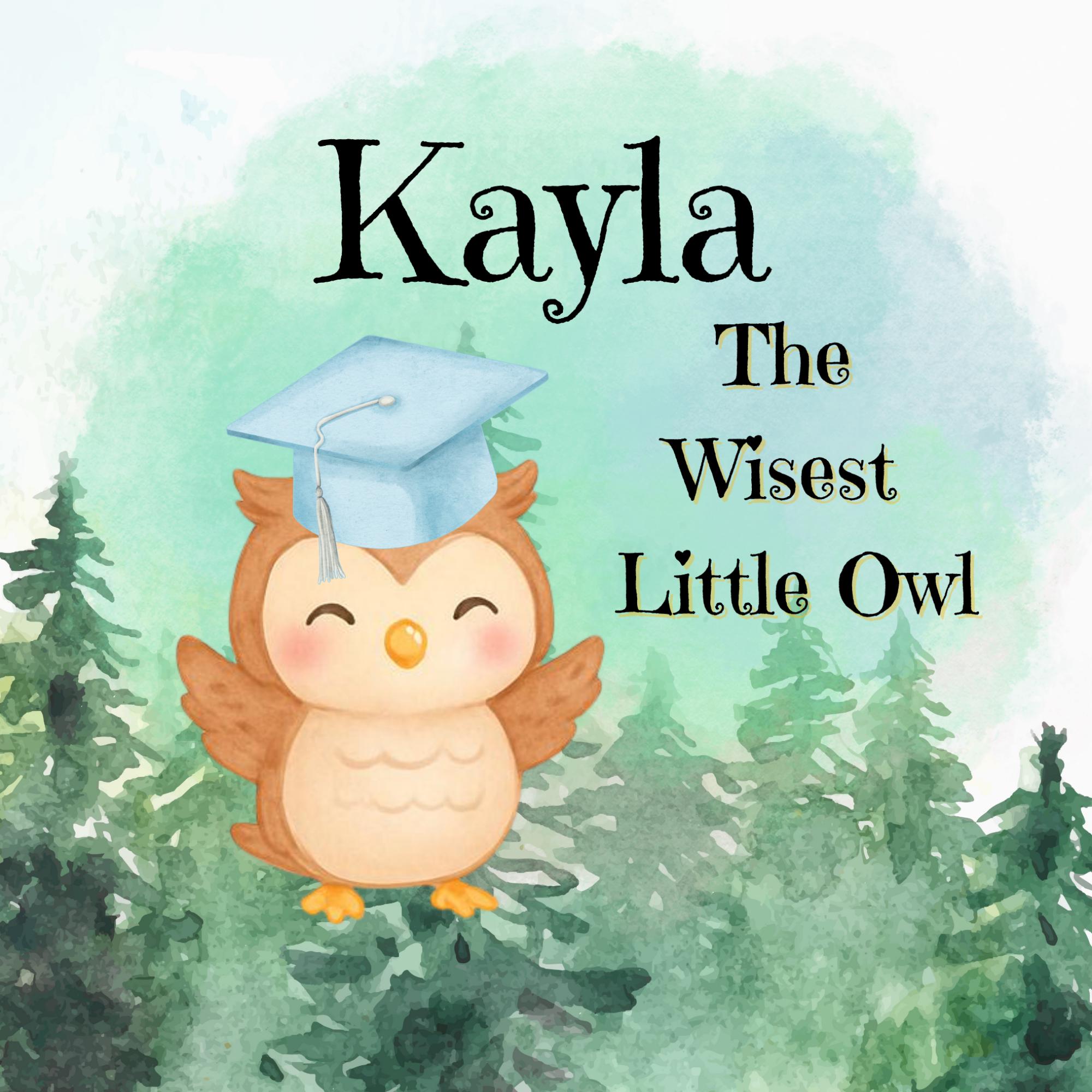 Personalized Kindergarten Graduation Book - Wisest Little Owl - Custom Keepsake Class of 2026 Gift f