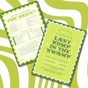 Shrek Bachelorette Spiel | Wie gut kennst du die Braut (Printable & Canva) Bild 7