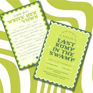 Shrek Bachelorette Write Her Vows Game | Hen Party Printable (Canva) image 7