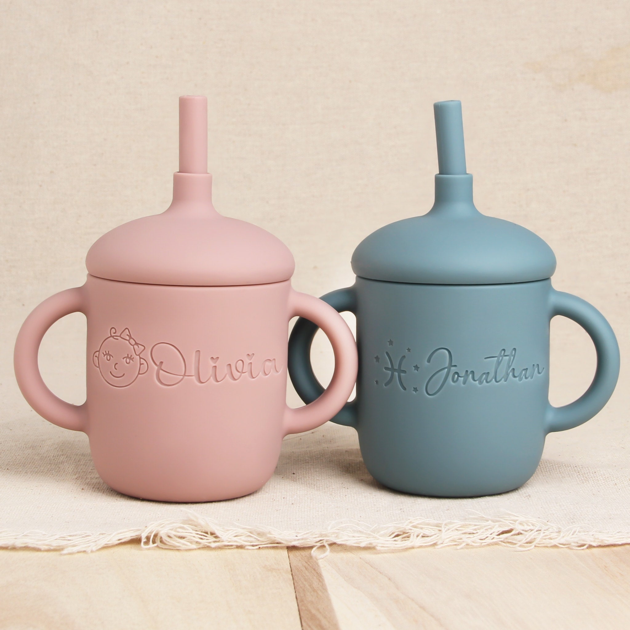 Non-Spill Baby Cup (7 oz) - Sippy Cups with Logo - Q379365 QI