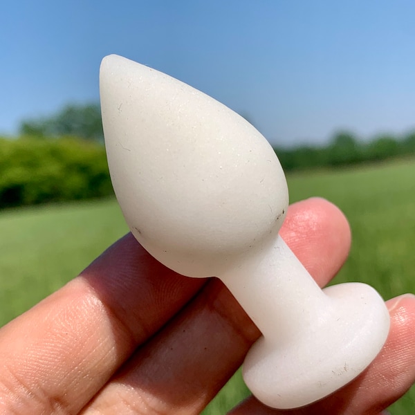 2.3''+Natural white jade quartz,quartz crystal,Hand Carved,Crystal Wand Point,Crystal Massage stick Skull,crystal Gifts,crystal Healing 1pc