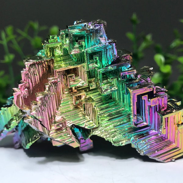 Bismuth Ore Specimens,Crystal Ornaments,Home Decoration,Crystal Gifts, Mineral Specimens, Crystal Energy Healing, Crystal Gifts Random 1x